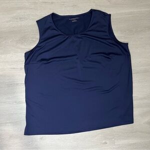 Allison Daley Sleevesless Top Woman Blue XL